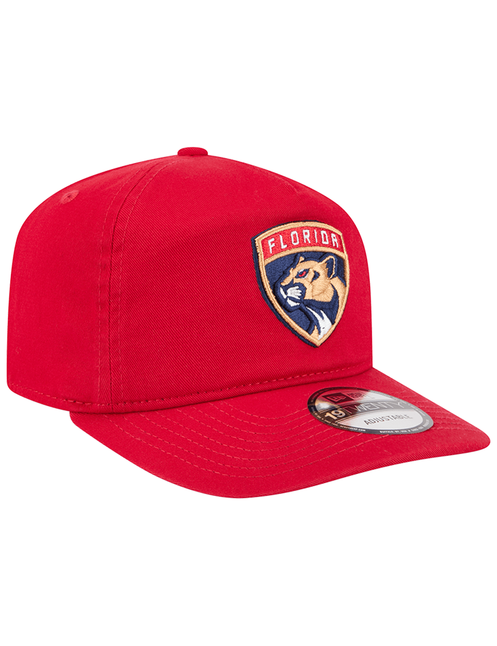 Florida Panthers New Era NHL Team 19TWENTY Pre-Curved Snapback Hat - Red