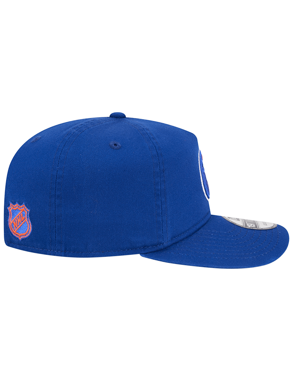 Edmonton Oilers New Era NHL Team 19TWENTY Pre-Curved Snapback Hat - Blue