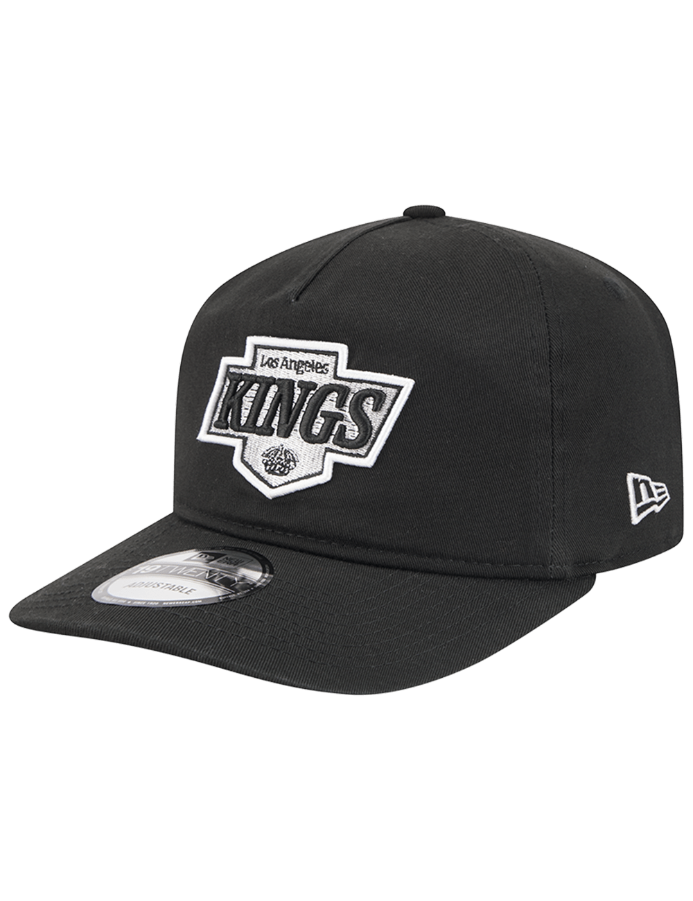 Los Angeles Kings New Era NHL Team 19TWENTY Pre-Curved Snapback Hat - Black