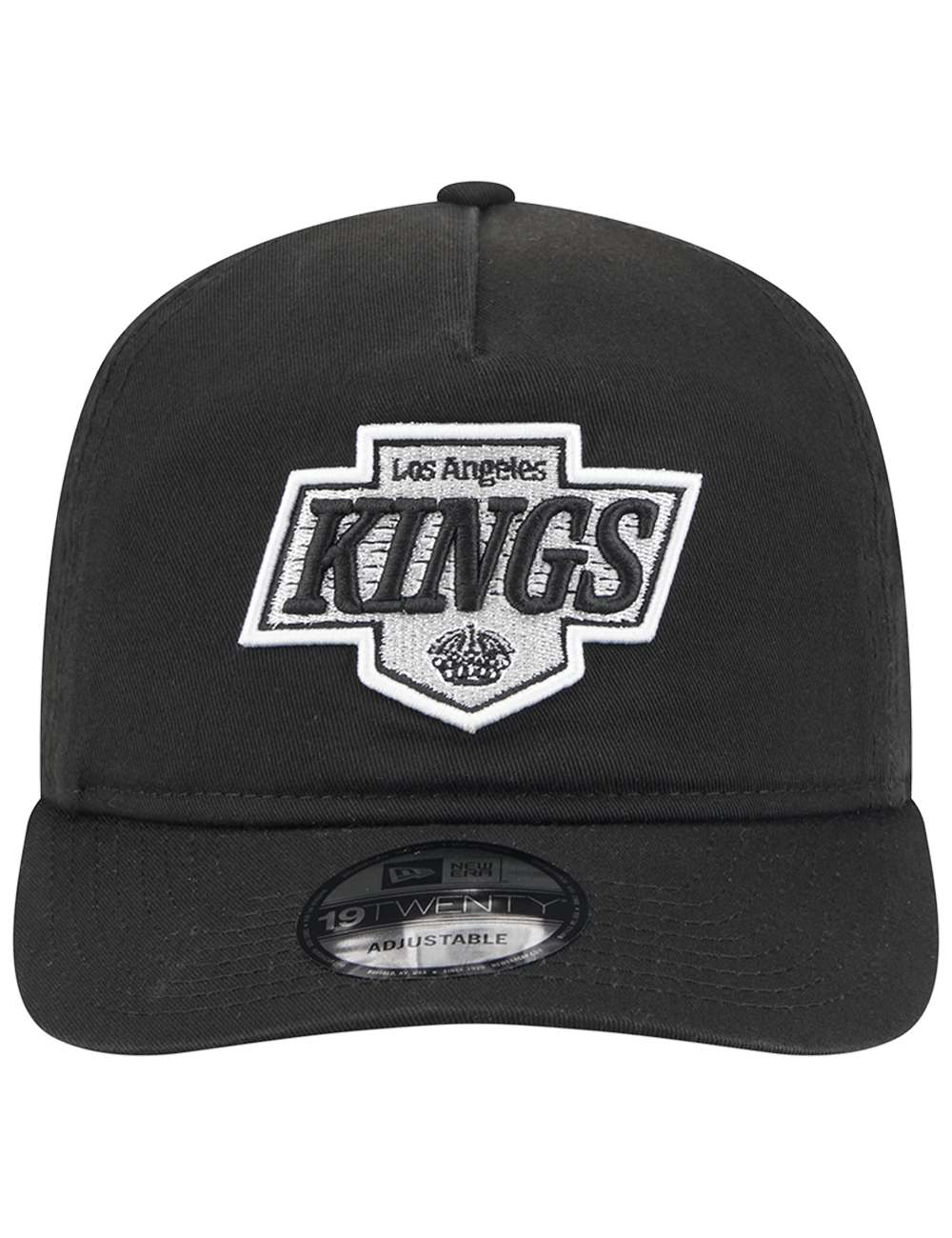 Los Angeles Kings New Era NHL Team 19TWENTY Pre-Curved Snapback Hat - Black