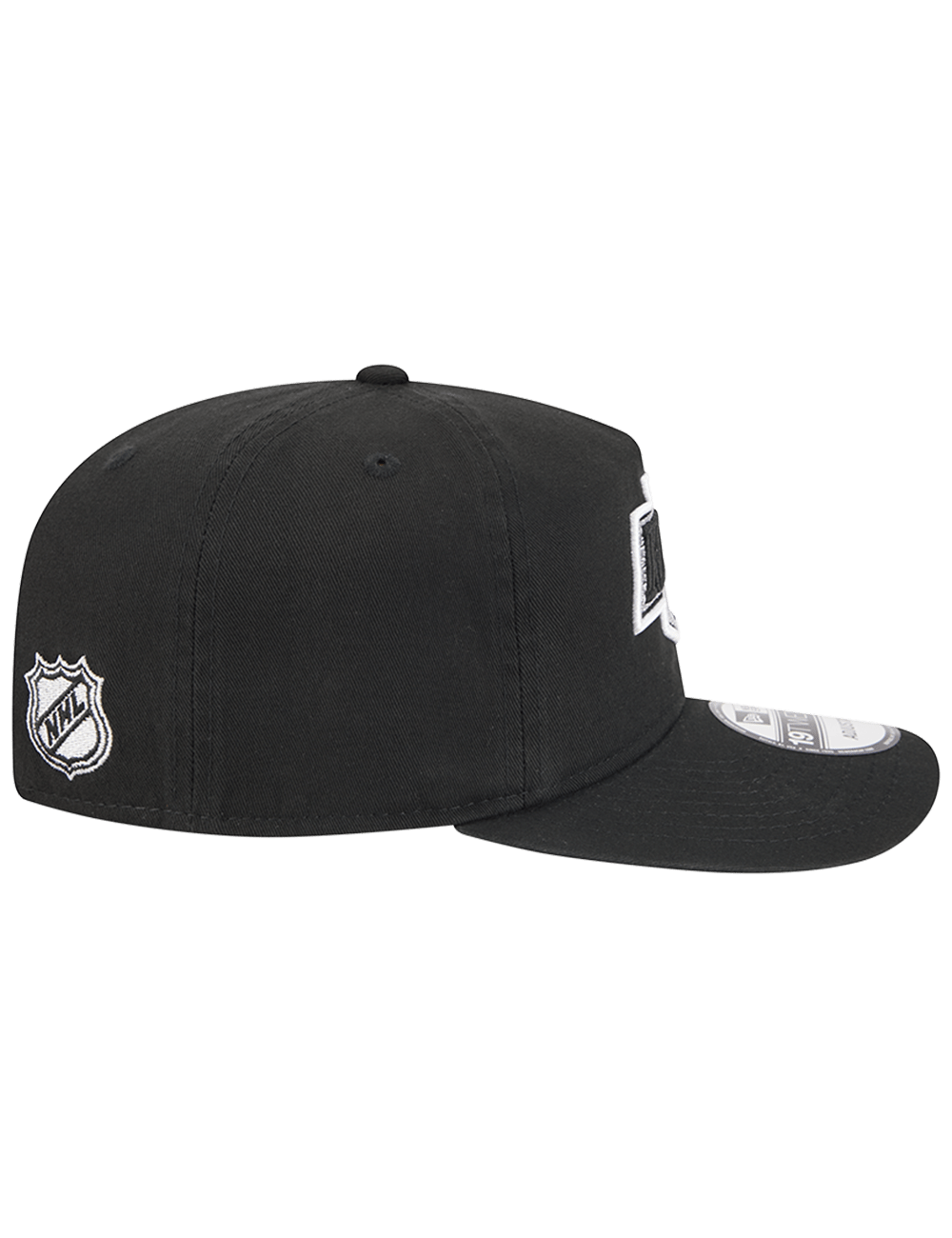 Los Angeles Kings New Era NHL Team 19TWENTY Pre-Curved Snapback Hat - Black
