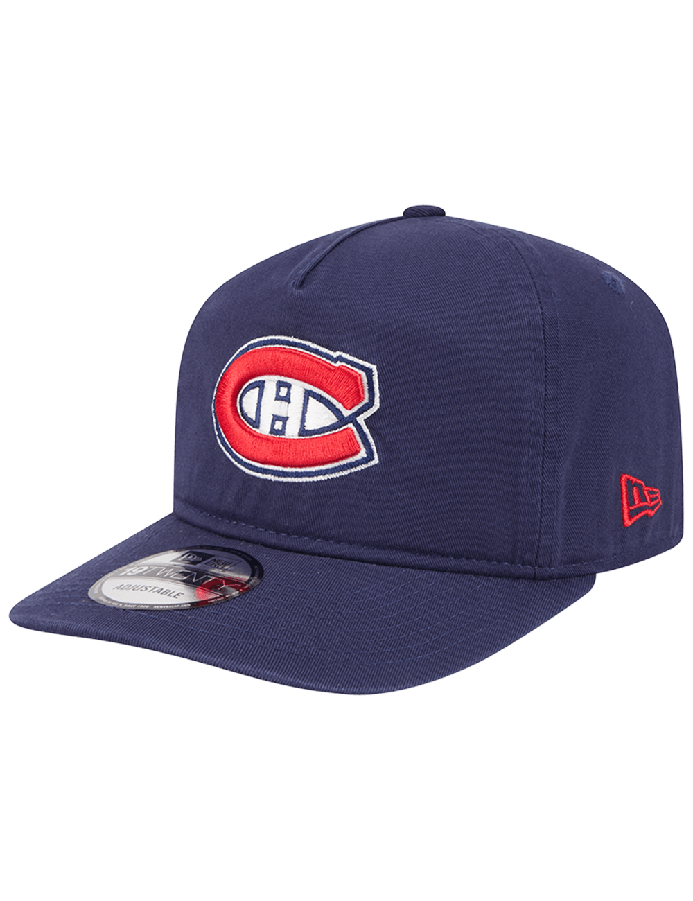 Montreal Canadiens New Era NHL Team 19TWENTY Pre-Curved Snapback Hat - Navy