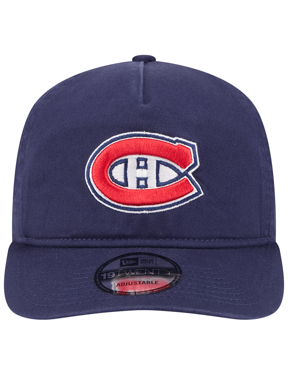 Montreal Canadiens New Era NHL Team 19TWENTY Pre-Curved Snapback Hat - Navy
