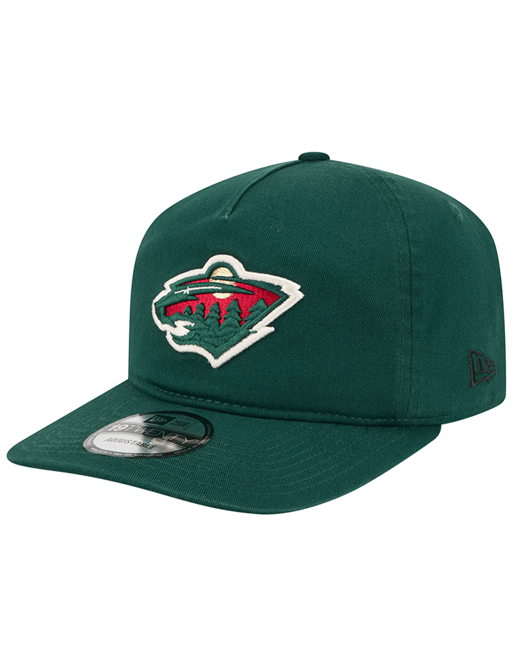 Minnesota Wild New Era NHL Team 19TWENTY Pre-Curved Snapback Hat - Green