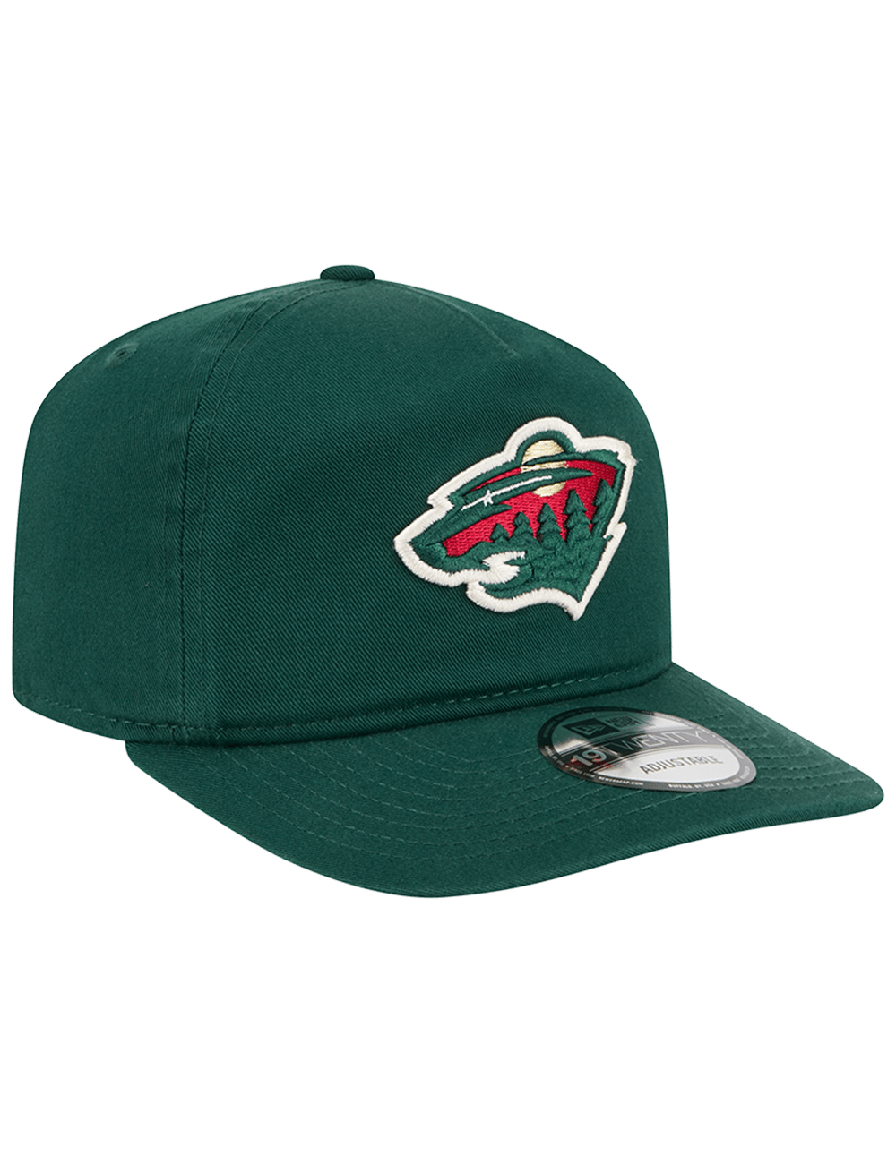 Minnesota Wild New Era NHL Team 19TWENTY Pre-Curved Snapback Hat - Green