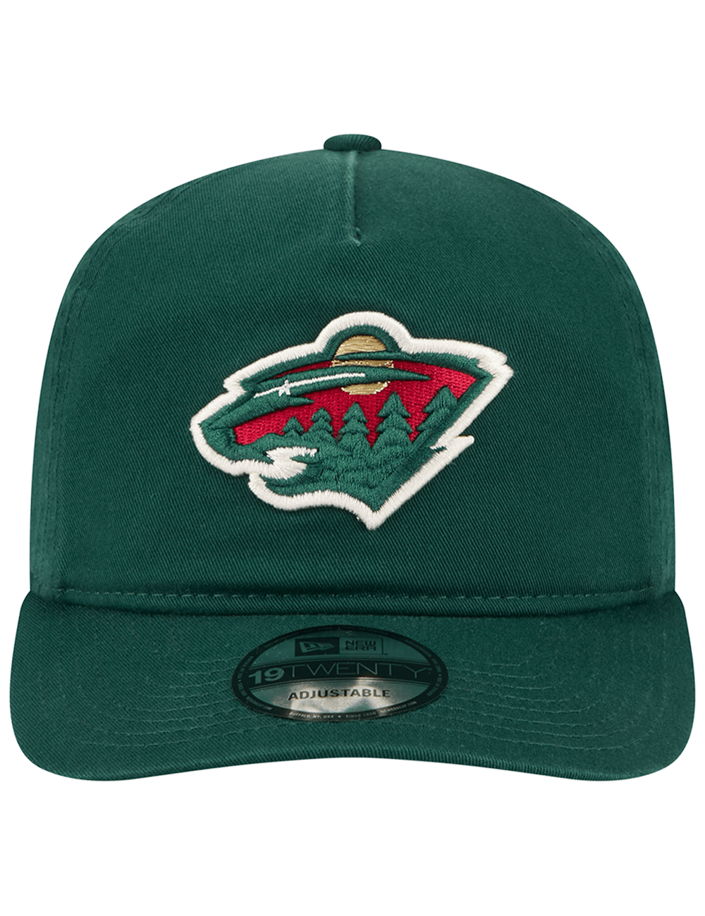 Minnesota Wild New Era NHL Team 19TWENTY Pre-Curved Snapback Hat - Green
