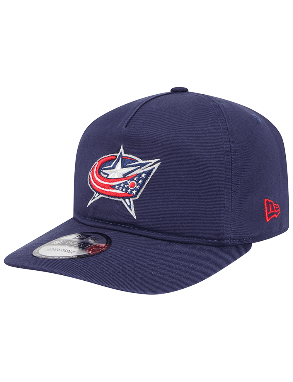 Columbus Blue Jackets New Era NHL Team 19TWENTY Pre-Curved Snapback Hat - Navy