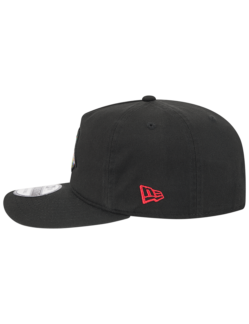 Chicago Blackhawks New Era NHL Team 19TWENTY Pre-Curved Snapback Hat - Black