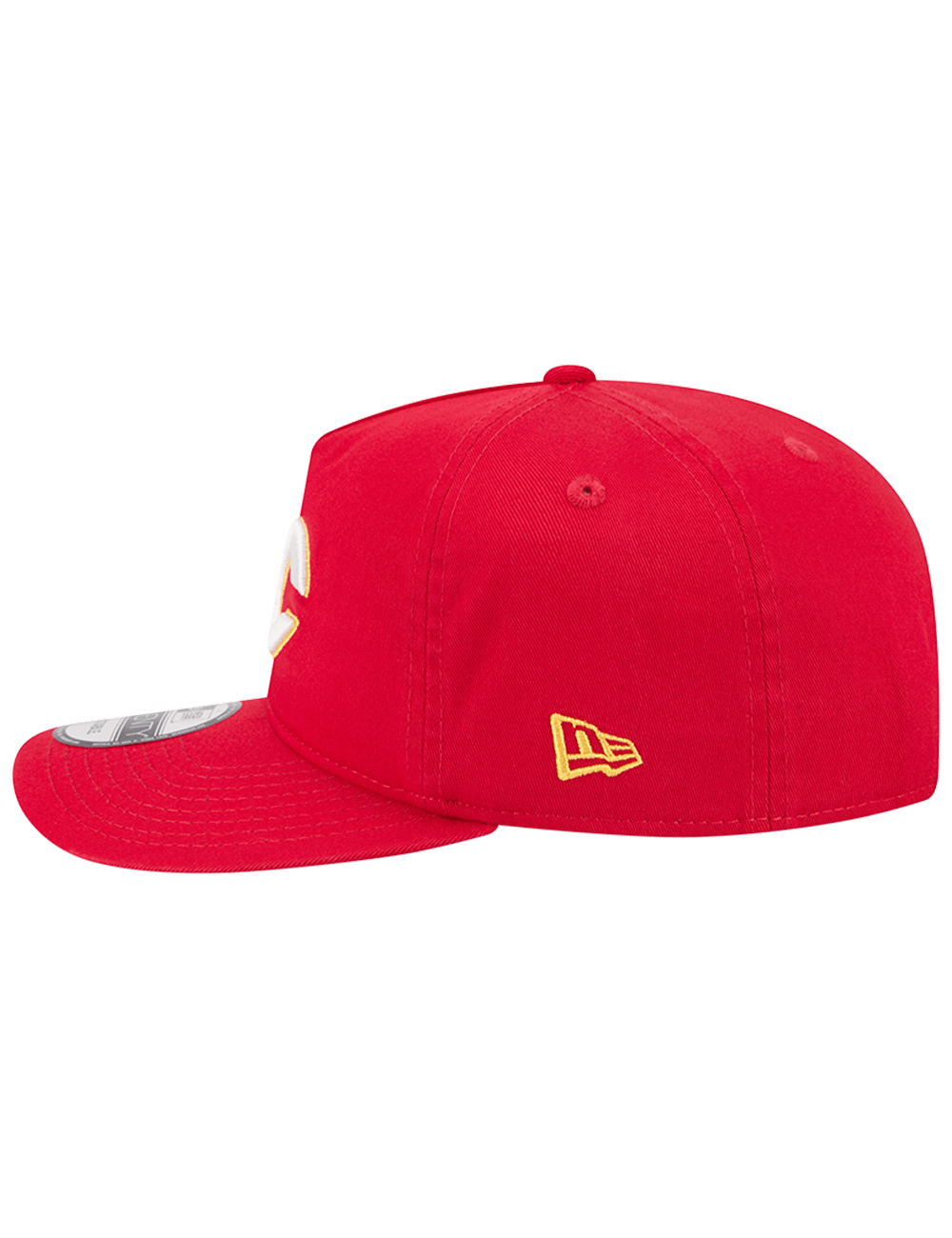 Calgary Flames New Era NHL Team 19TWENTY Pre-Curved Snapback Hat - Red