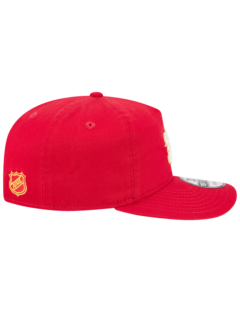 Calgary Flames New Era NHL Team 19TWENTY Pre-Curved Snapback Hat - Red