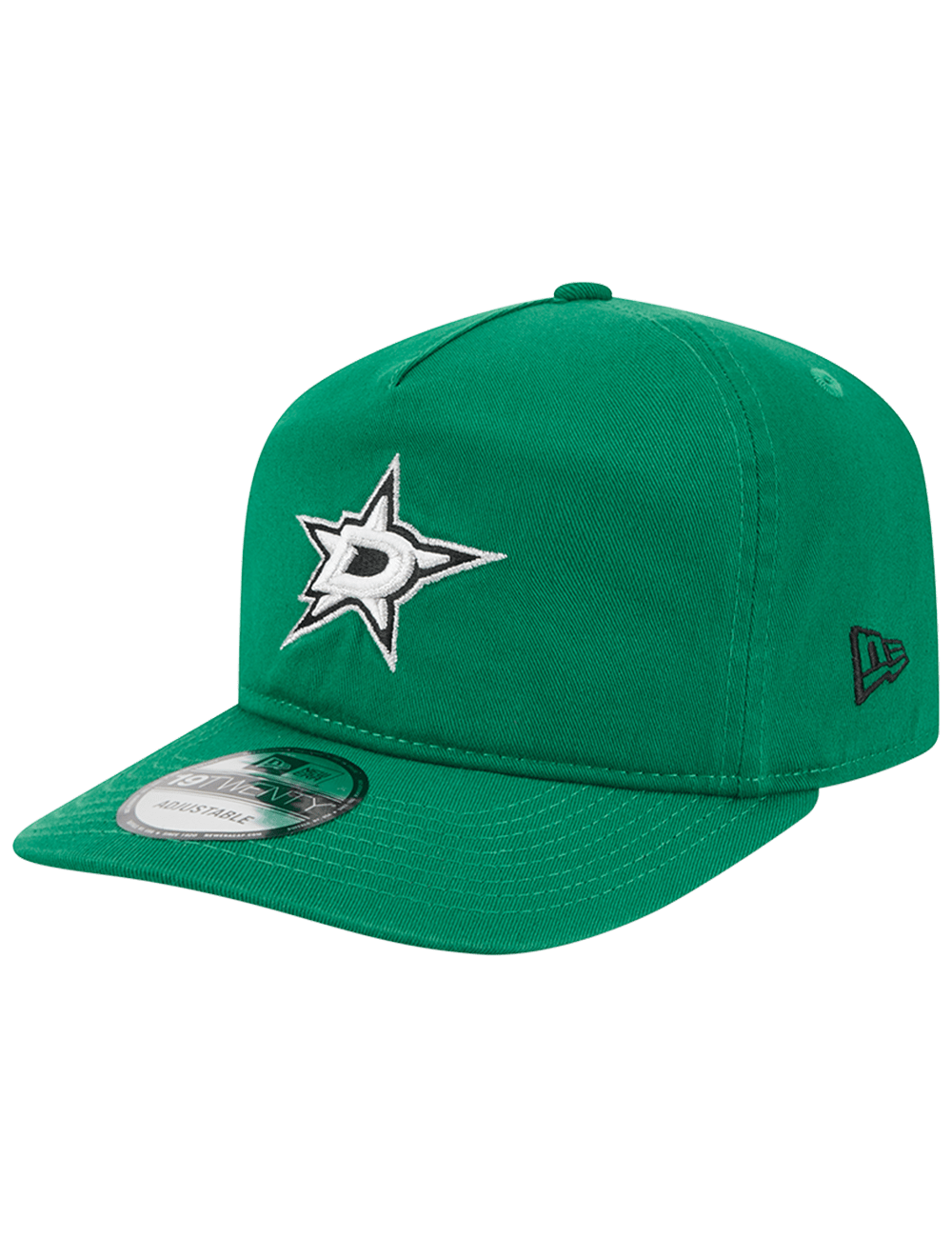 Dallas Stars New Era NHL Team 19TWENTY Pre-Curved Snapback Hat - Green