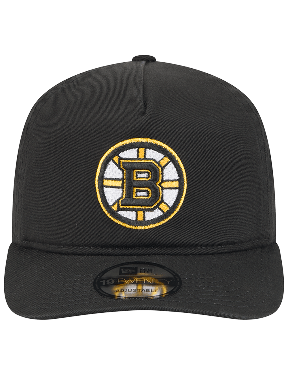 Boston Bruins New Era NHL Team 19TWENTY Pre-Curved Snapback Hat - Black