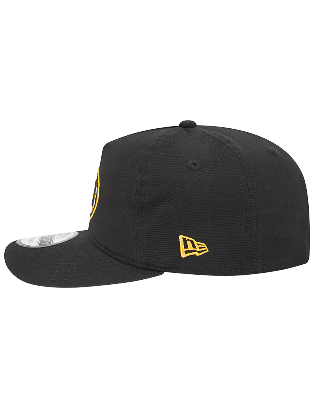 Boston Bruins New Era NHL Team 19TWENTY Pre-Curved Snapback Hat - Black