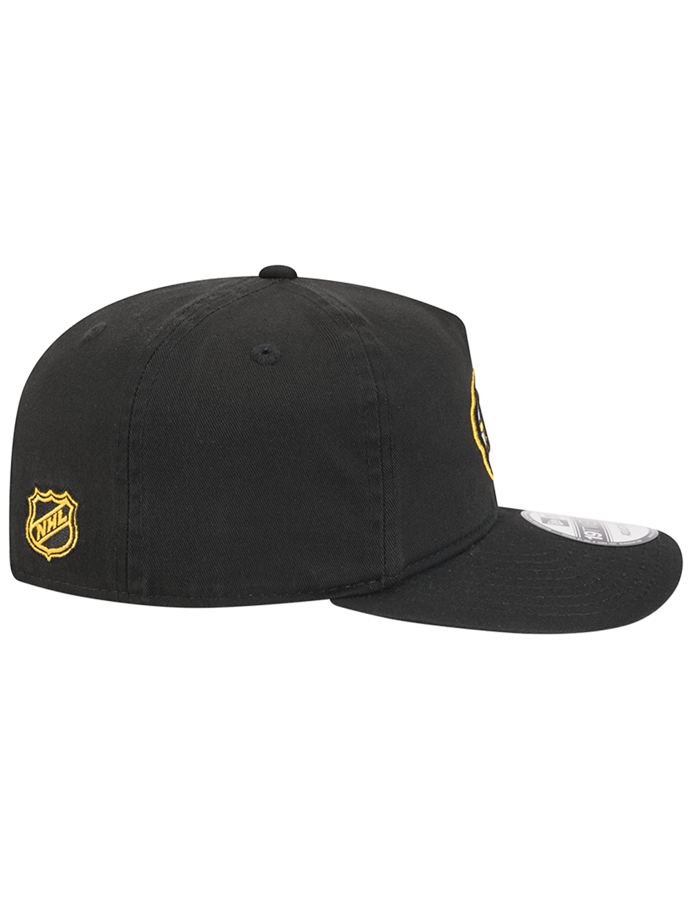Boston Bruins New Era NHL Team 19TWENTY Pre-Curved Snapback Hat - Black