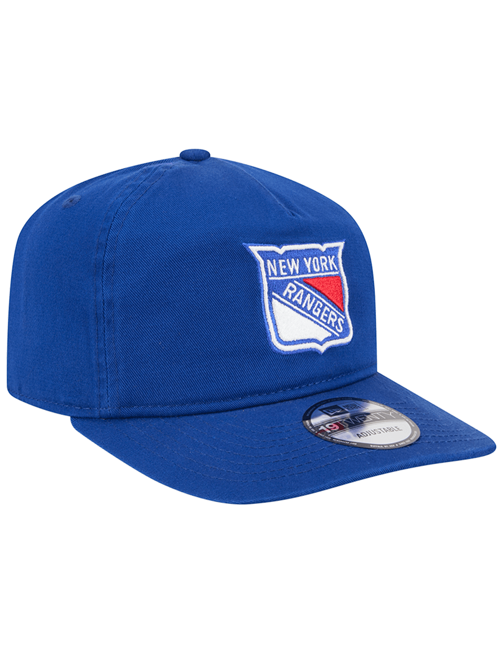 New York Rangers New Era NHL Team 19TWENTY Pre-Curved Snapback Hat - Blue