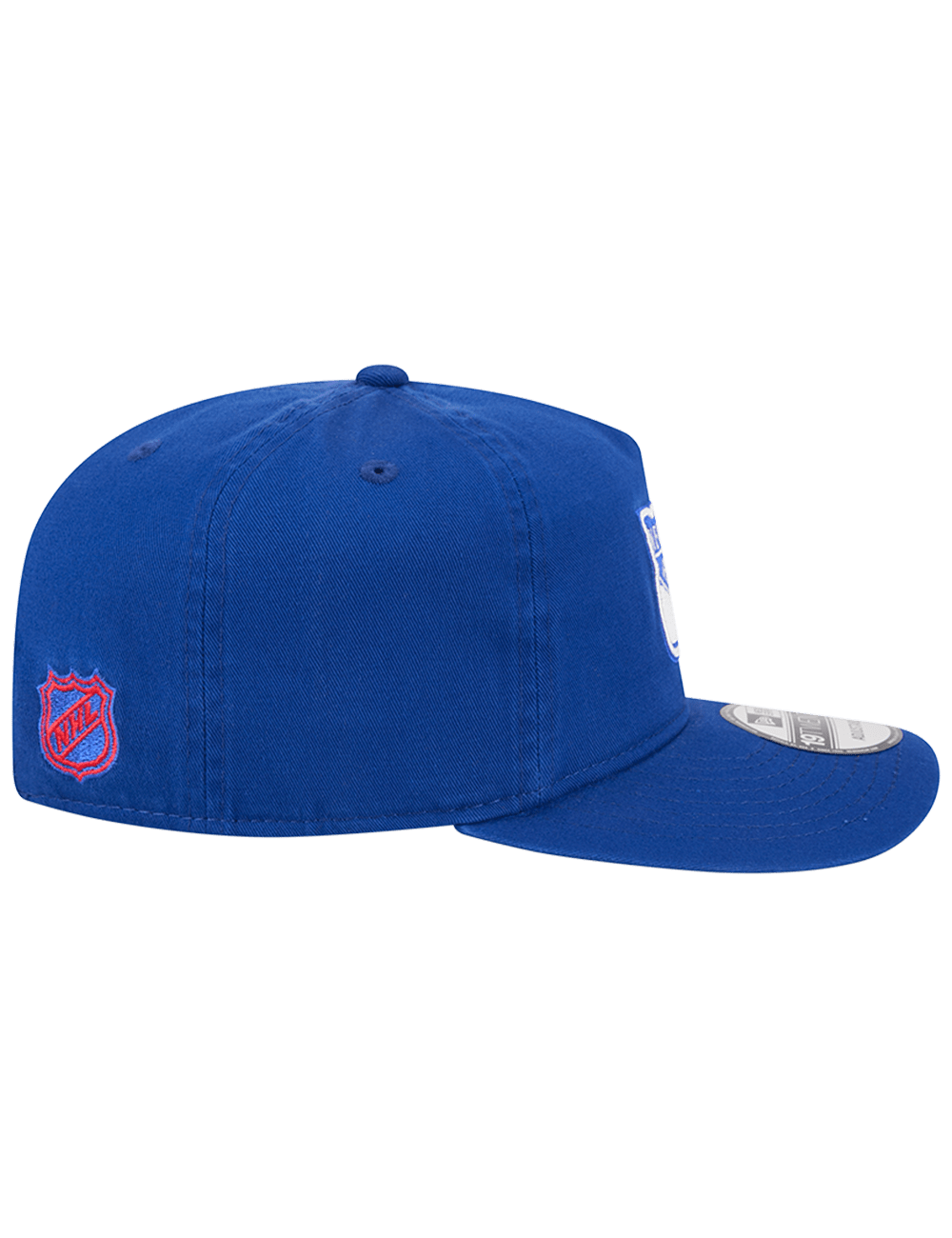 New York Rangers New Era NHL Team 19TWENTY Pre-Curved Snapback Hat - Blue