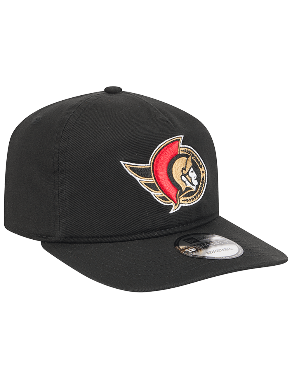 Ottawa Senators New Era NHL Team 19TWENTY Pre-Curved Snapback Hat - Black