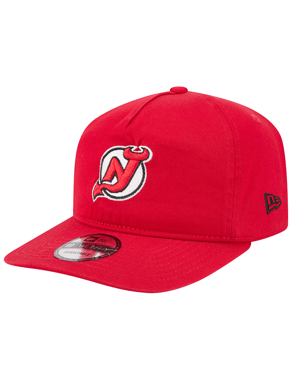 New Jersey Devils New Era NHL Team 19TWENTY Pre-Curved Snapback Hat - Red