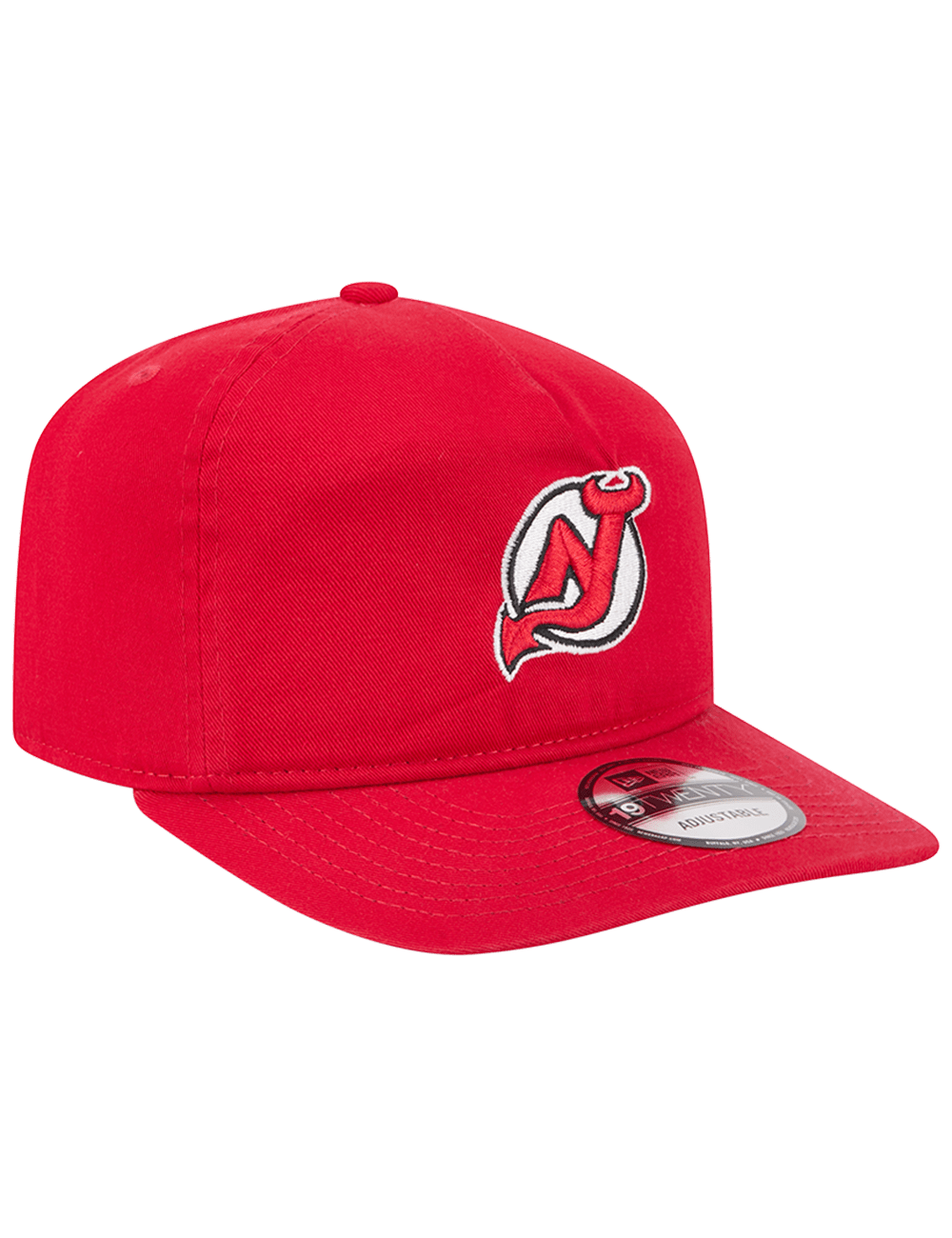 New Jersey Devils New Era NHL Team 19TWENTY Pre-Curved Snapback Hat - Red