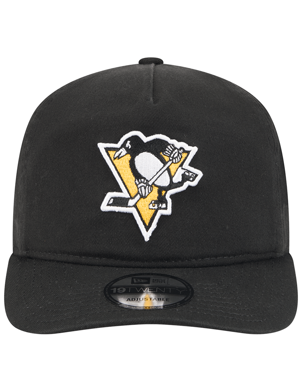 Pittsburgh Penguins New Era NHL Team 19TWENTY Pre-Curved Snapback Hat - Black