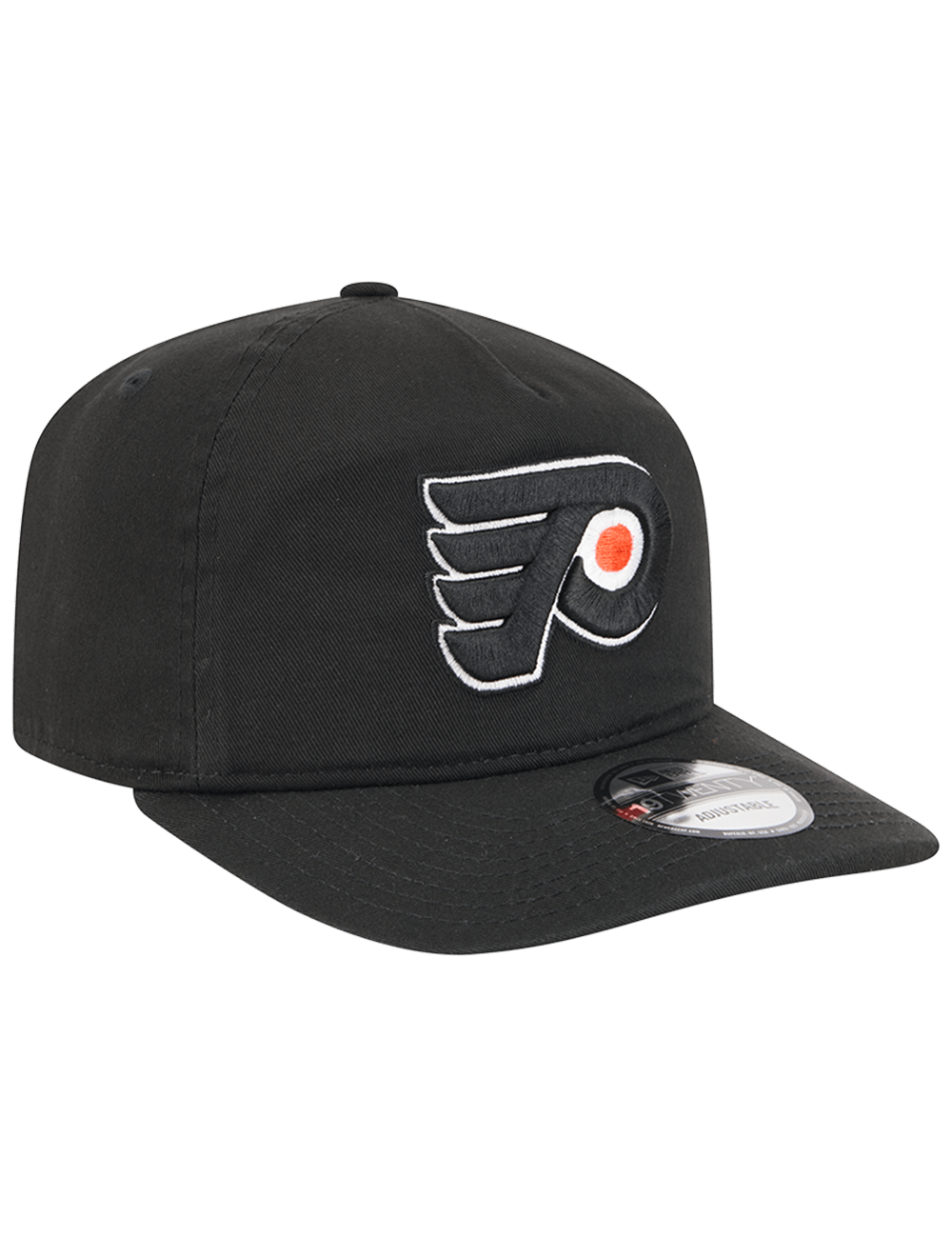 Philadelphia Flyers New Era NHL Team 19TWENTY Pre-Curved Snapback Hat - Black
