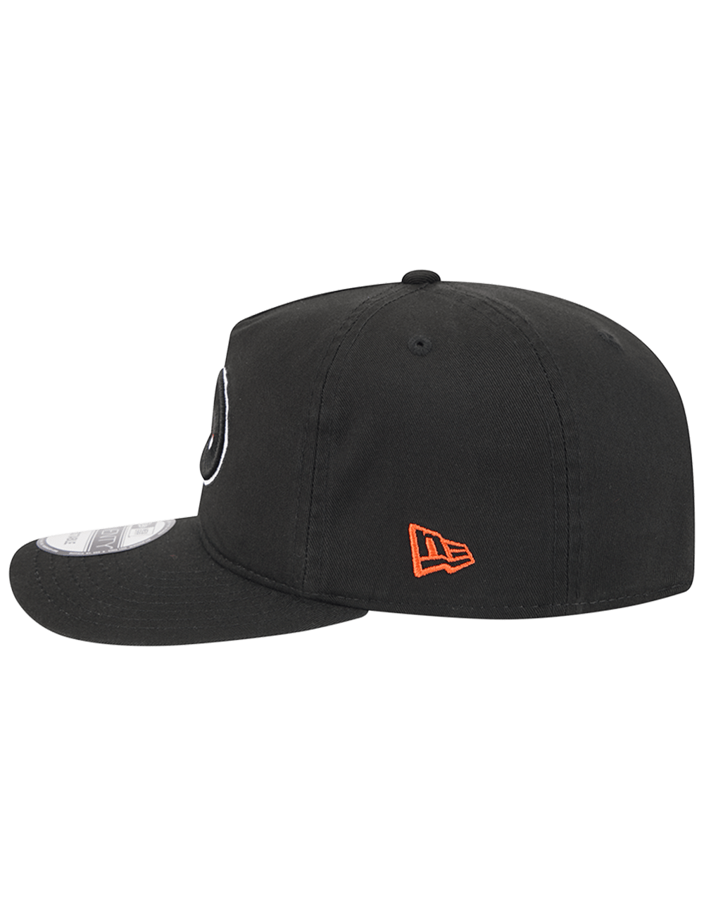 Philadelphia Flyers New Era NHL Team 19TWENTY Pre-Curved Snapback Hat - Black