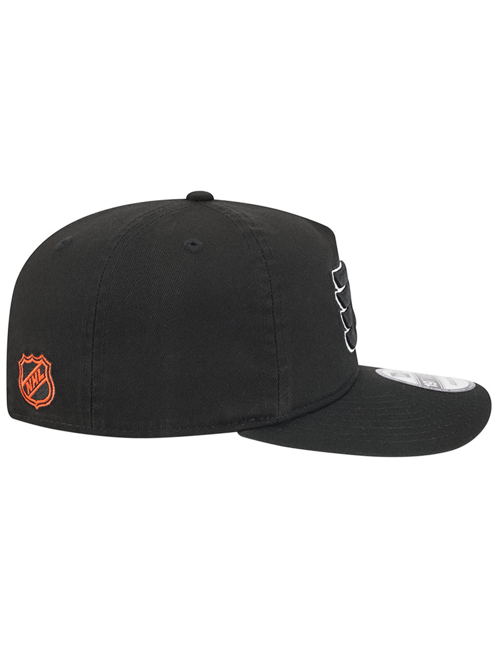 Philadelphia Flyers New Era NHL Team 19TWENTY Pre-Curved Snapback Hat - Black