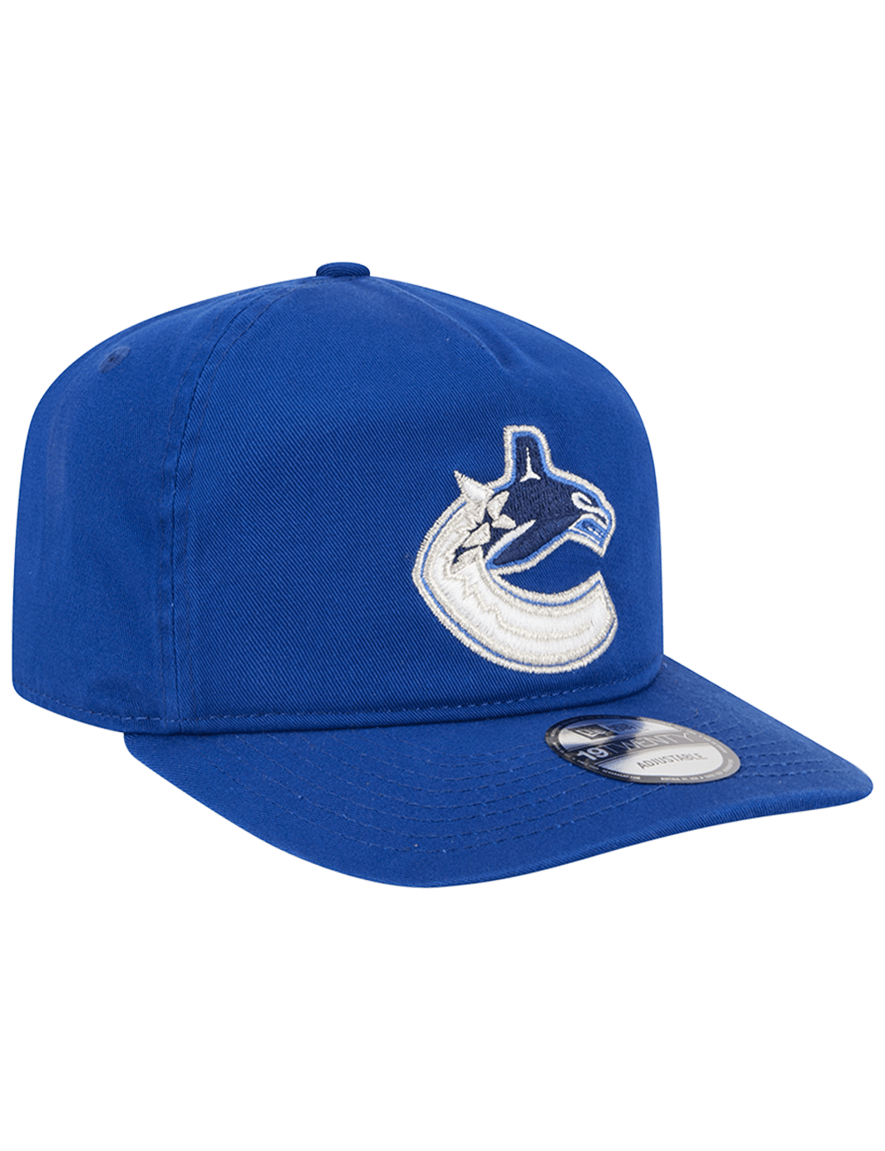Vancouver Canucks New Era NHL Team 19TWENTY Pre-Curved Snapback Hat - Blue