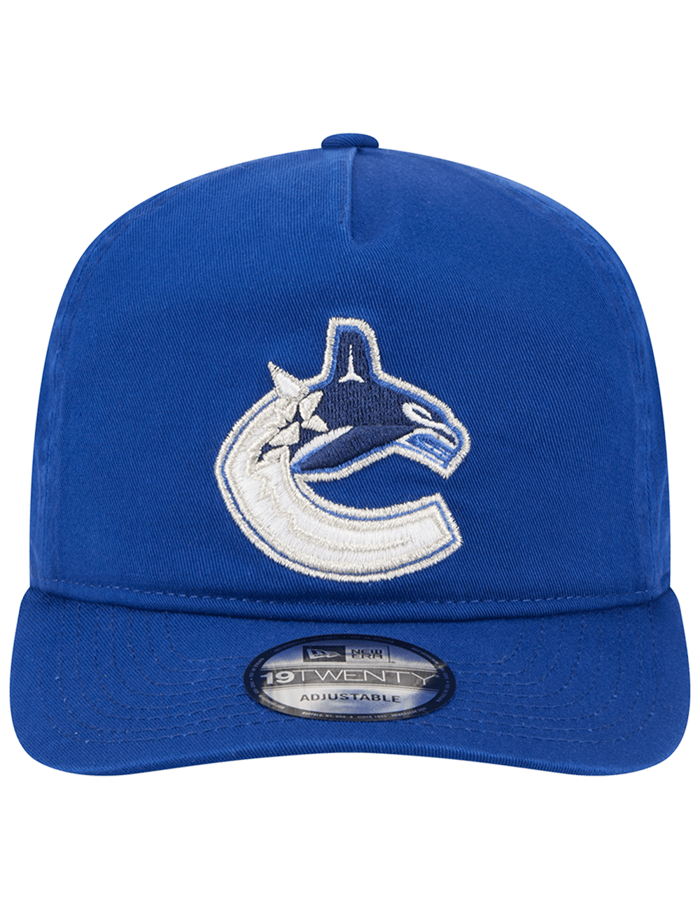 Vancouver Canucks New Era NHL Team 19TWENTY Pre-Curved Snapback Hat - Blue