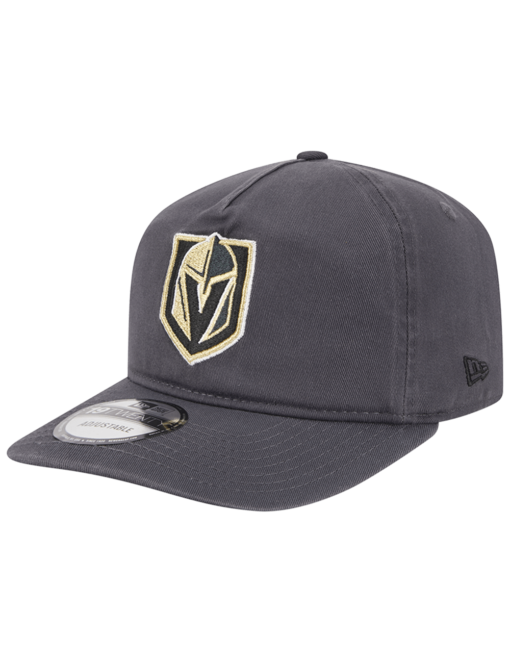Vegas Golden Knights New Era NHL Team 19TWENTY Pre-Curved Snapback Hat - Grey