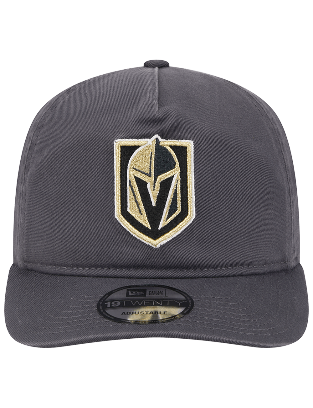 Vegas Golden Knights New Era NHL Team 19TWENTY Pre-Curved Snapback Hat - Grey