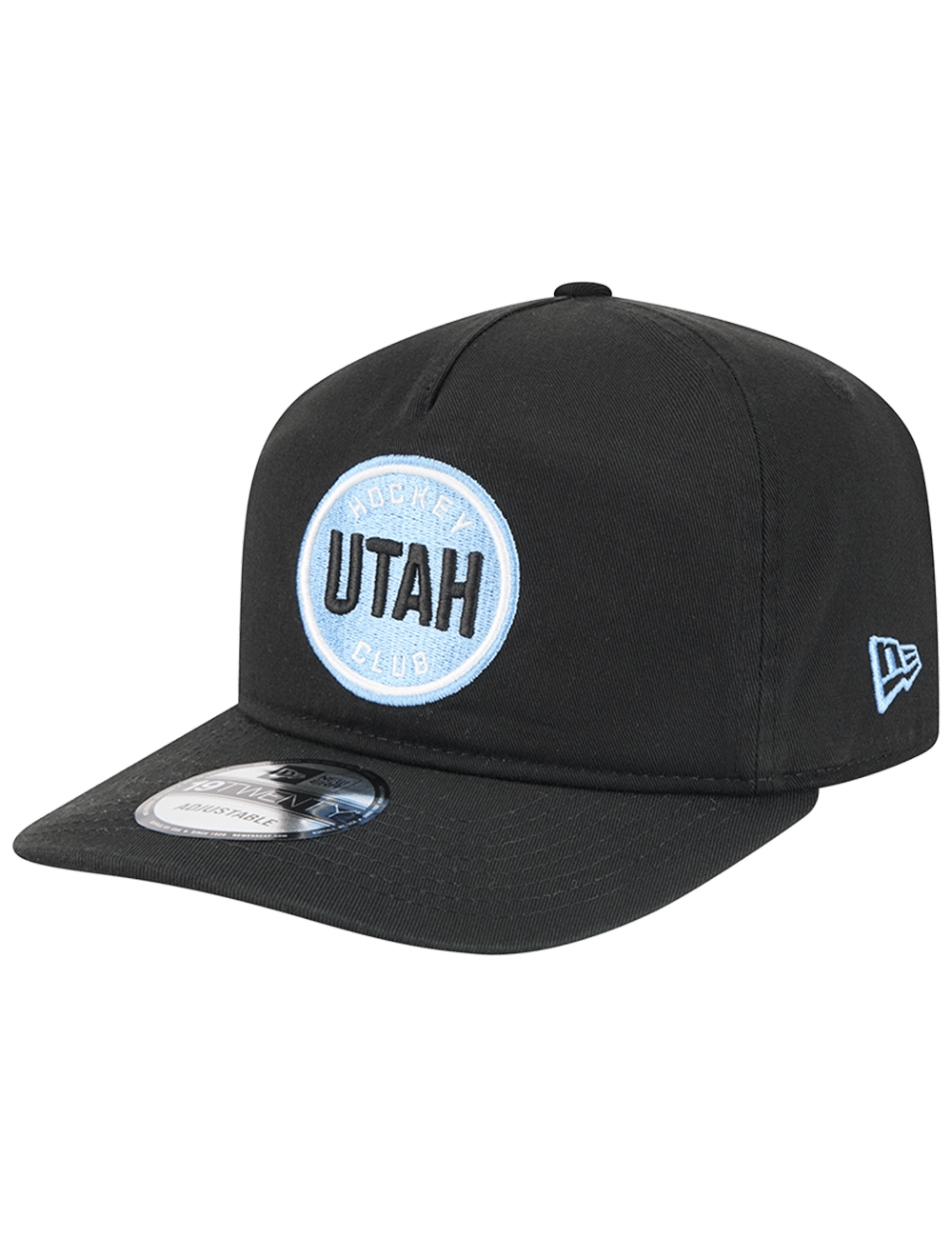 Utah Mammoth New Era NHL Team 19TWENTY Pre-Curved Snapback Hat - Black