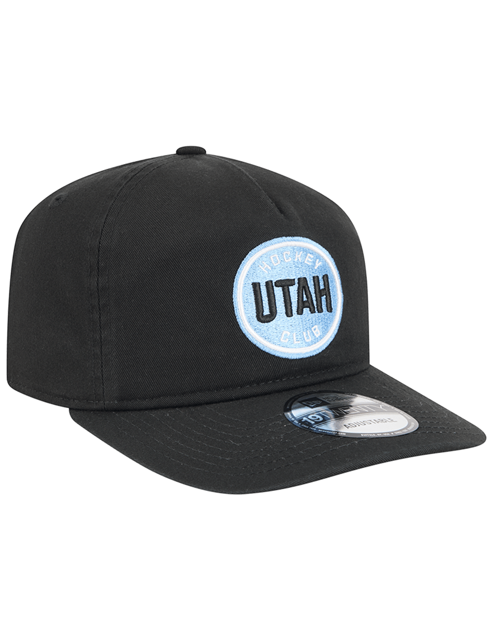 Utah Mammoth New Era NHL Team 19TWENTY Pre-Curved Snapback Hat - Black