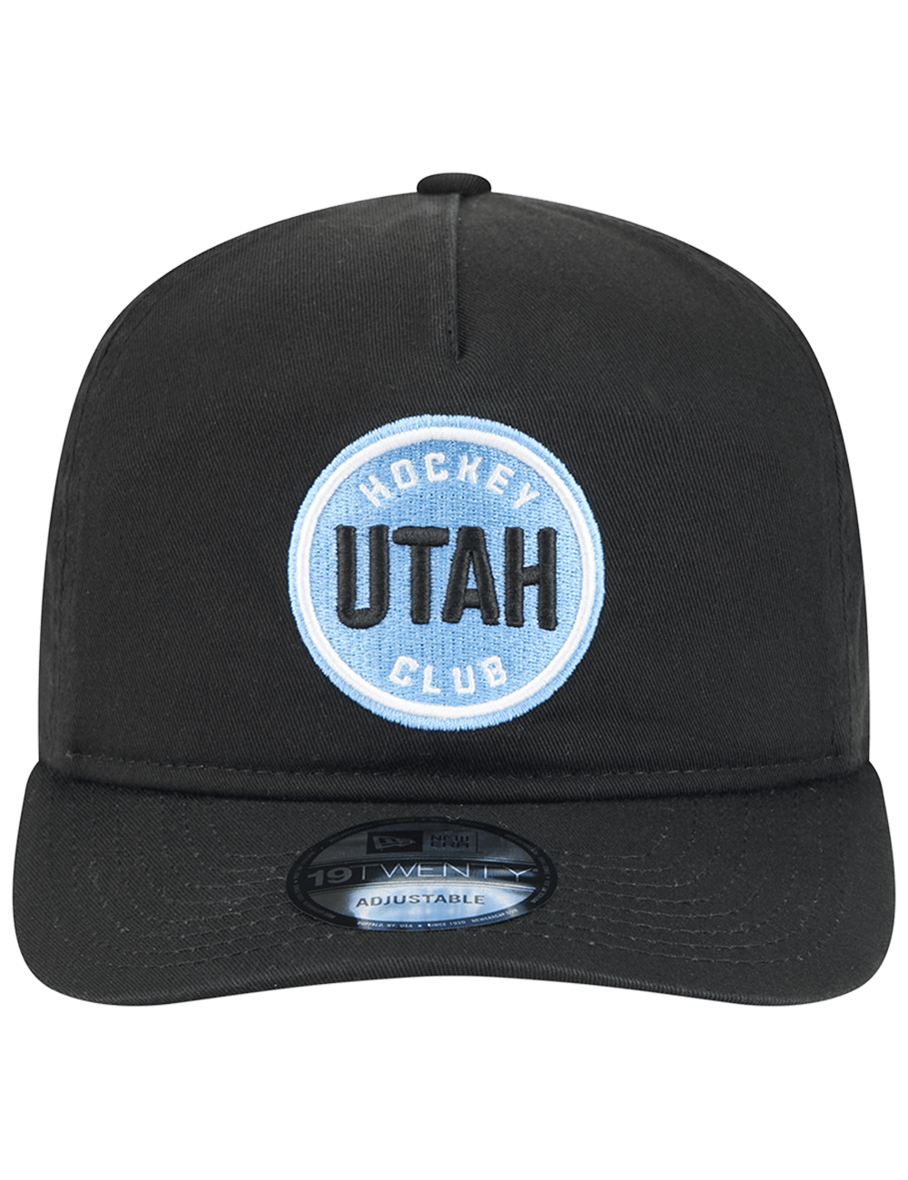 Utah Mammoth New Era NHL Team 19TWENTY Pre-Curved Snapback Hat - Black