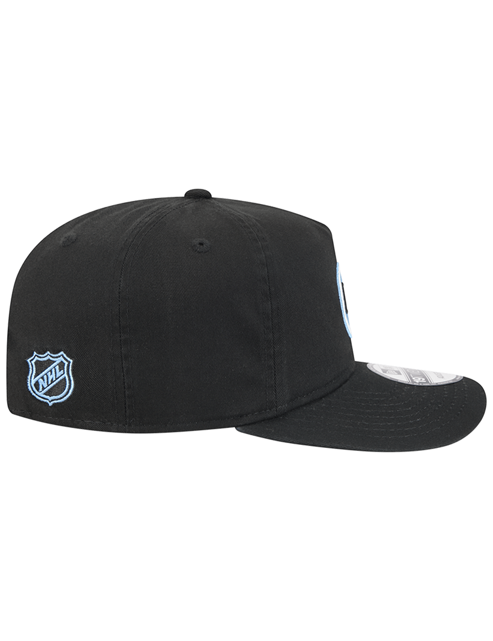 Utah Mammoth New Era NHL Team 19TWENTY Pre-Curved Snapback Hat - Black