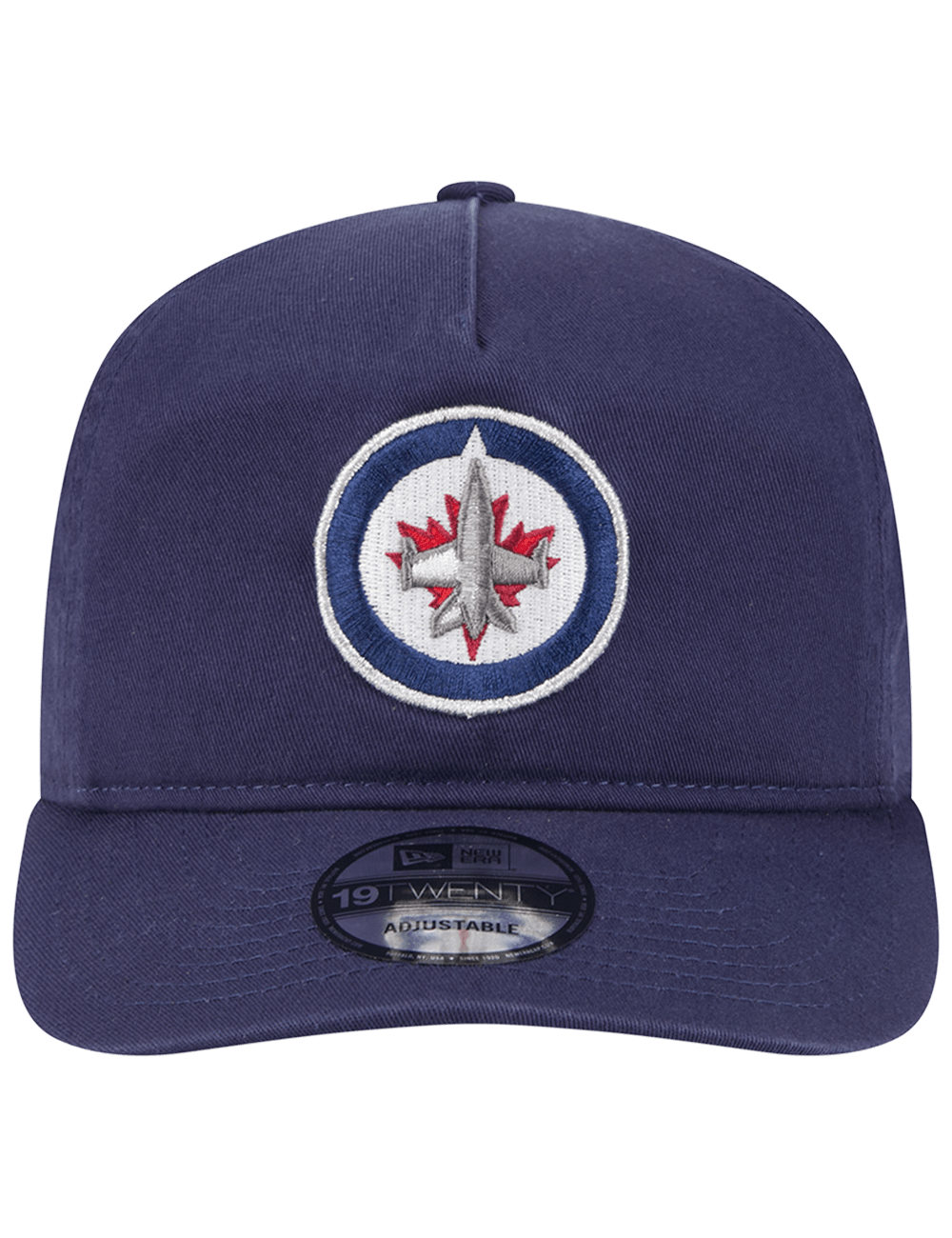 Winnipeg Jets New Era NHL Team 19TWENTY Pre-Curved Snapback Hat - Navy