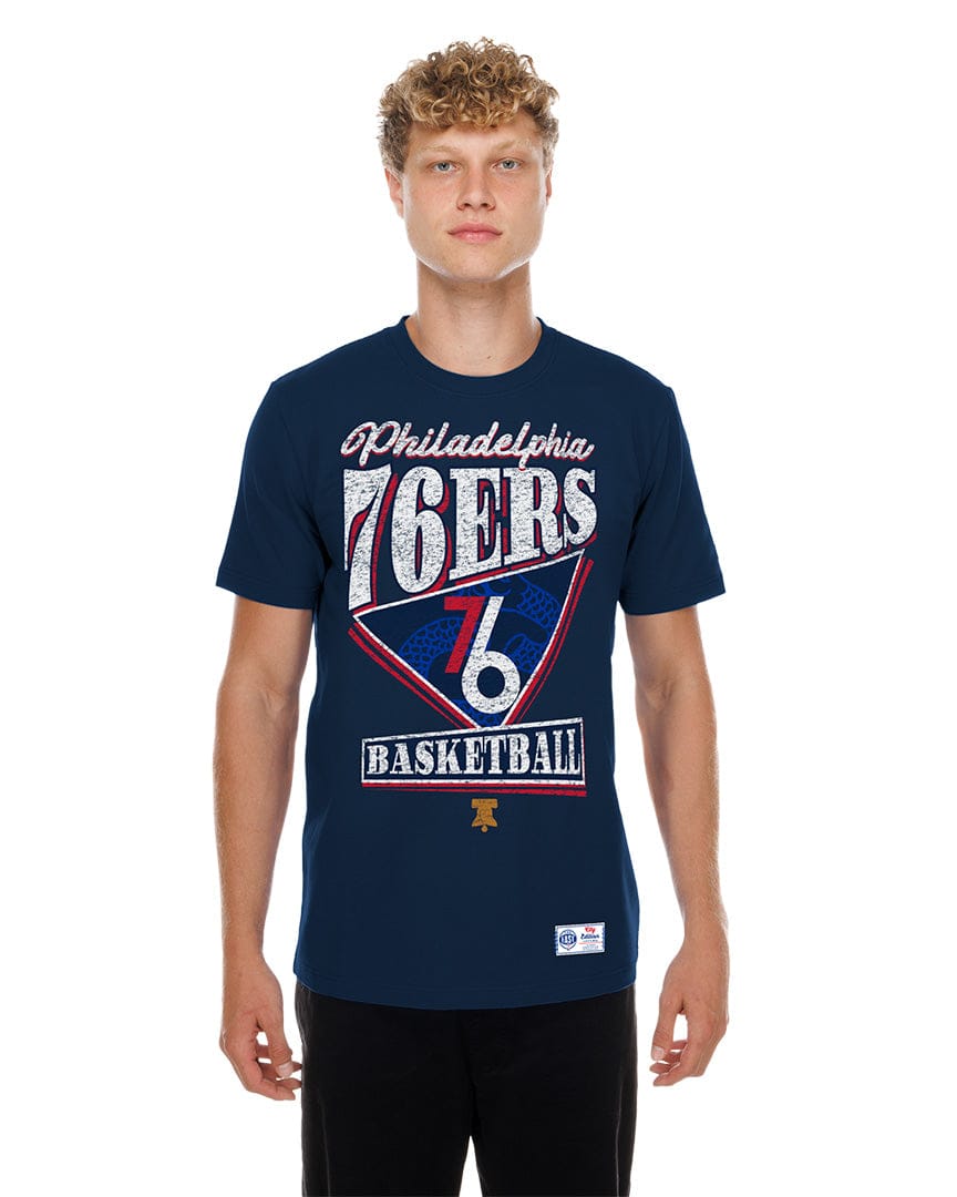 Philadelphia 76ers New Era NBA 25-26 City Edition Distressed T-Shirt