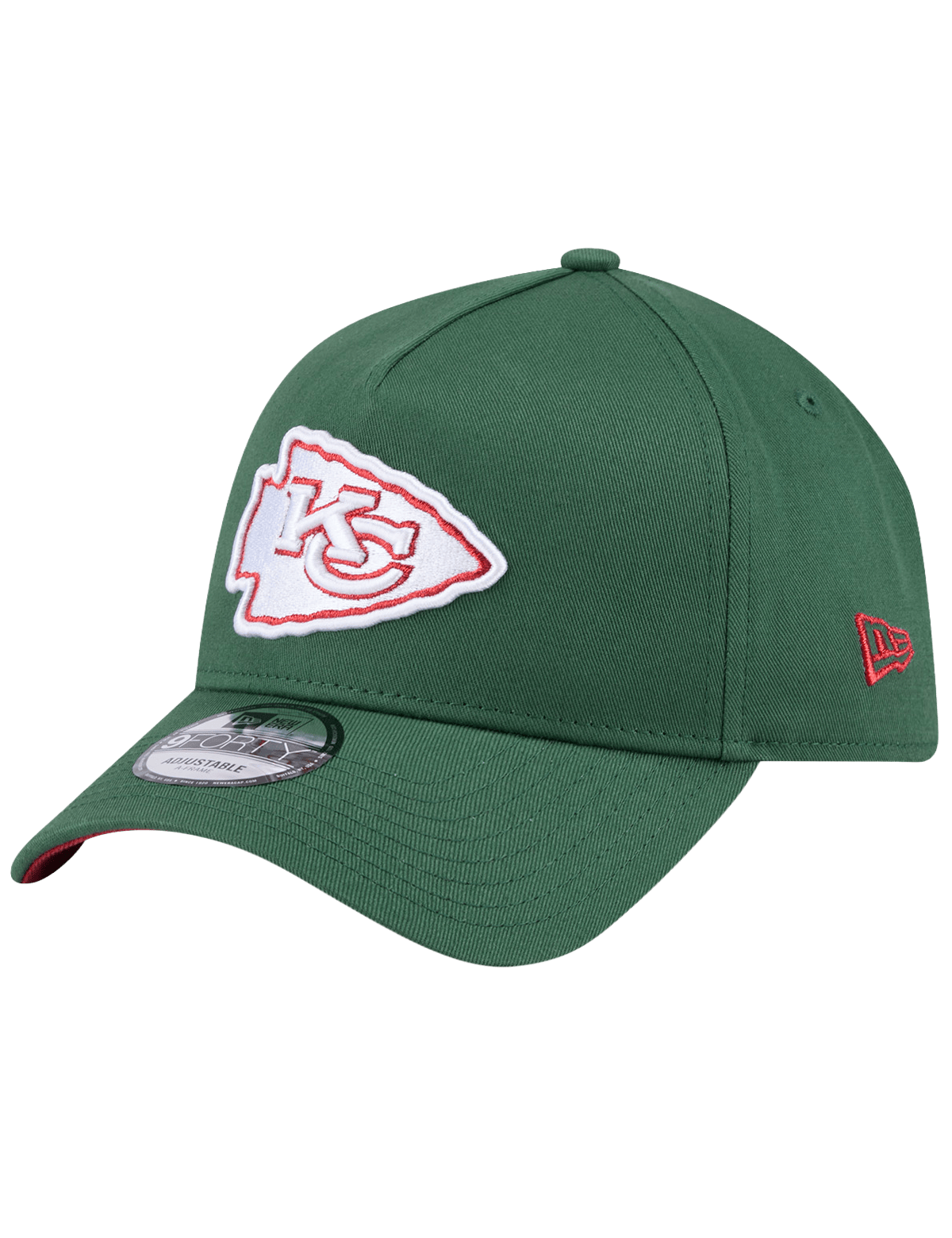 Kansas City Chiefs New Era NFL Cilantro 9FORTY A-Frame Snapback Hat