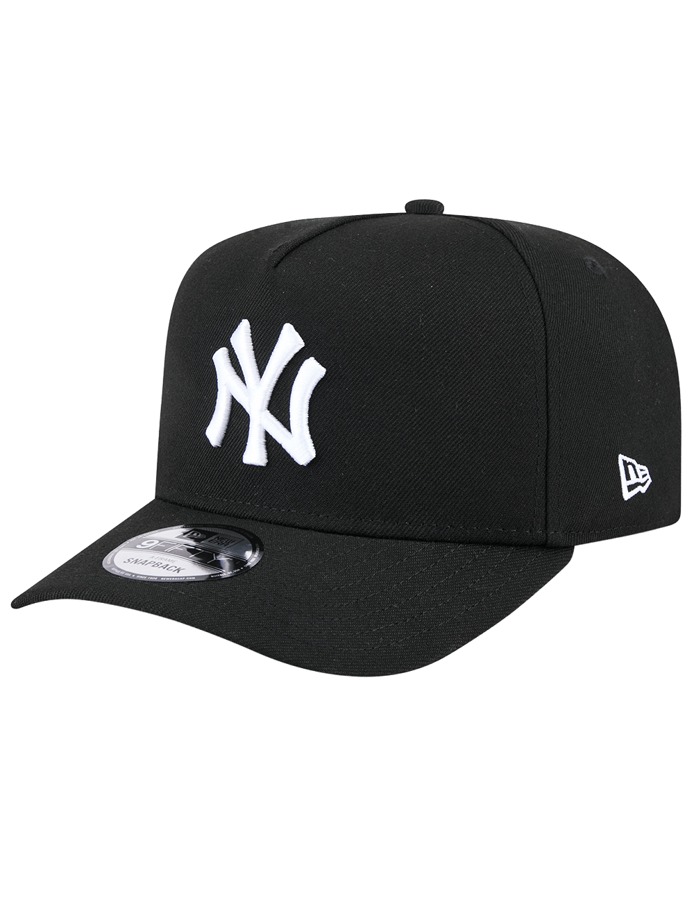 New York Yankees New Era MLB Black White 9FIFTY Pre-Curved A-Frame Snapback Hat