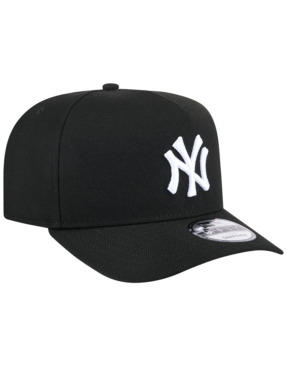 New York Yankees New Era MLB Black White 9FIFTY Pre-Curved A-Frame Snapback Hat