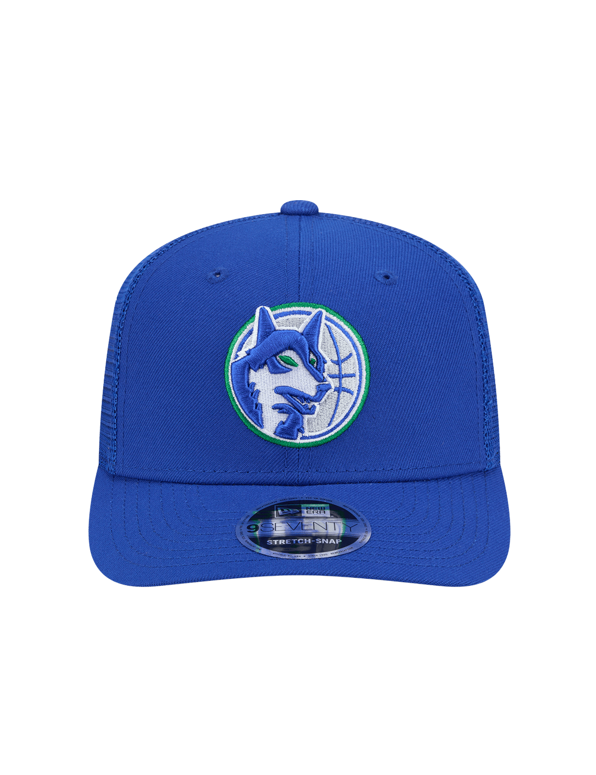 Minnesota Timberwolves New Era NBA HWC 9SEVENTY Trucker Stretch Snapback Hat - Blue