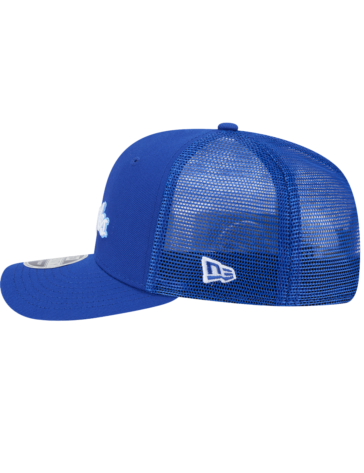 Los Angeles Lakers New Era NBA HWC 9SEVENTY Trucker Stretch Snapback Hat - Blue