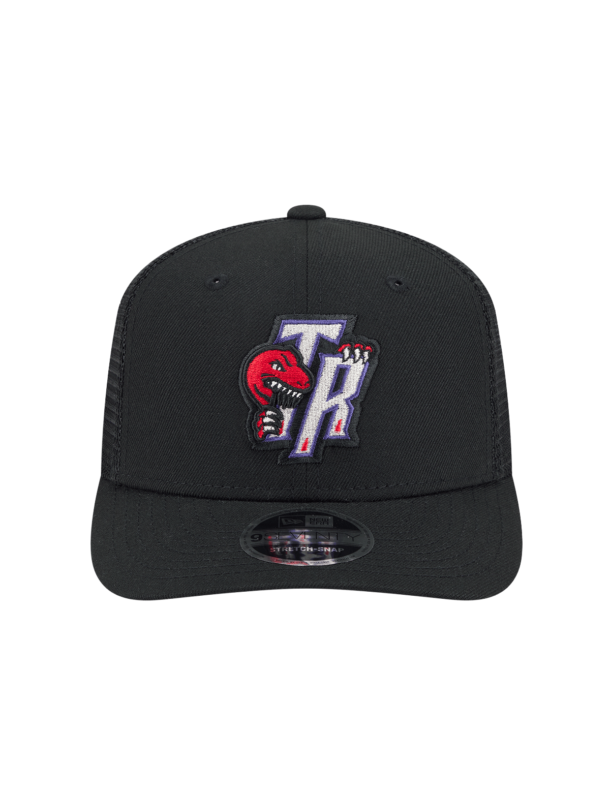 Toronto Raptors New Era NBA HWC 9SEVENTY Trucker Stretch Snapback Hat - Black
