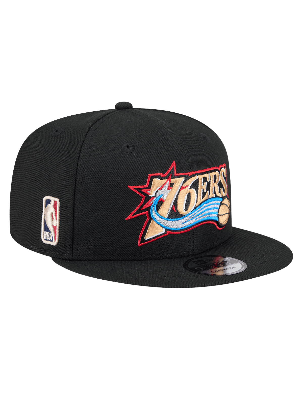Philadelphia 76ers New Era NBA HWC 9FIFTY Snapback Hat - Black