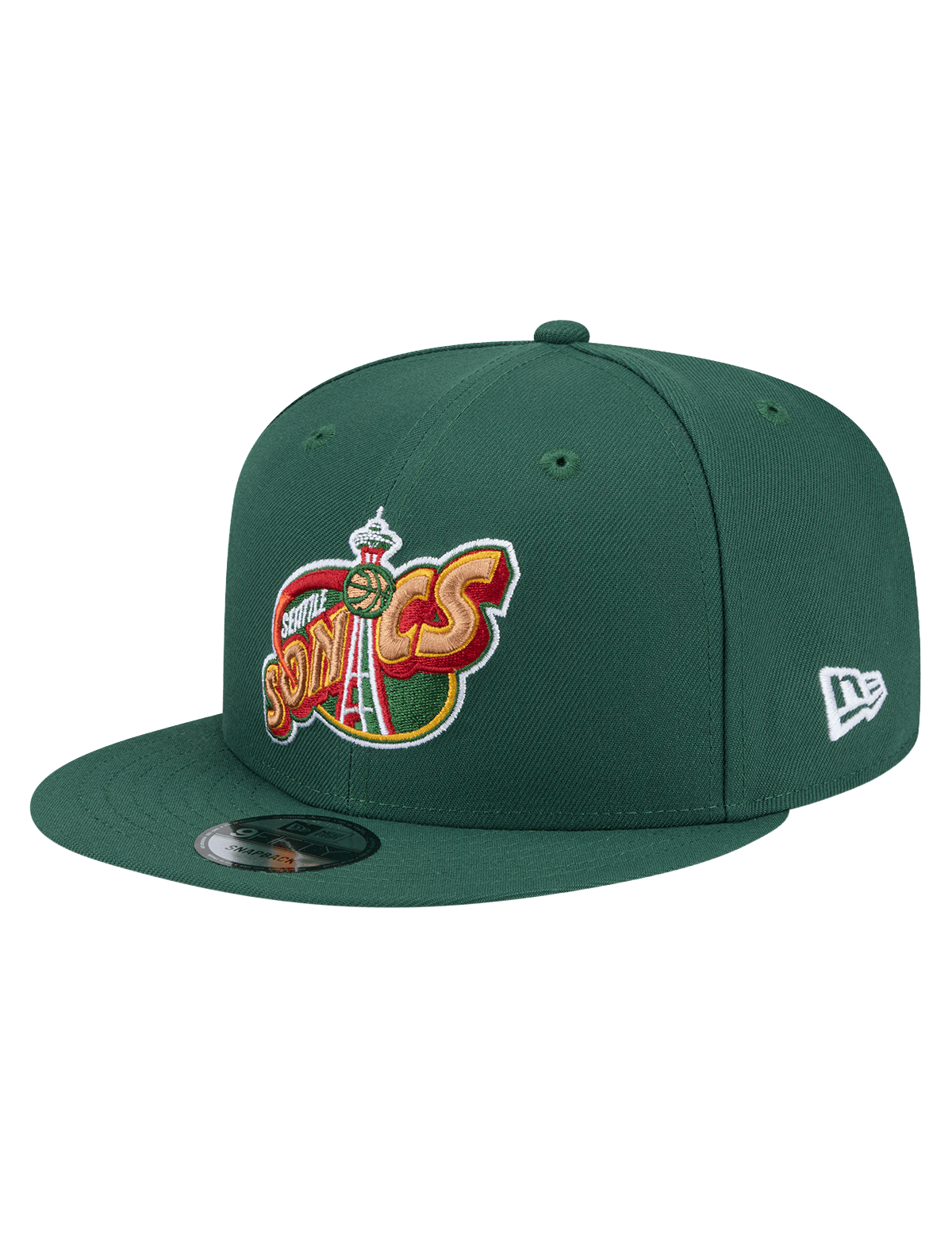 Seattle Supersonics New Era NBA HWC 9FIFTY Snapback Hat - Dark Green