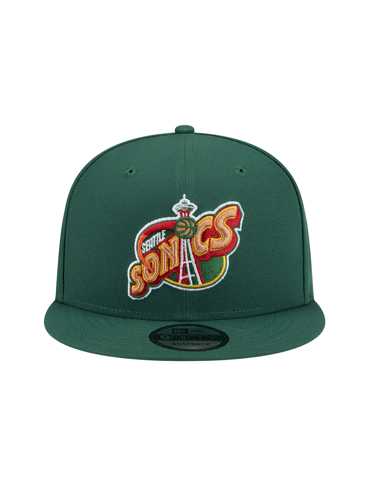 Seattle Supersonics New Era NBA HWC 9FIFTY Snapback Hat - Dark Green
