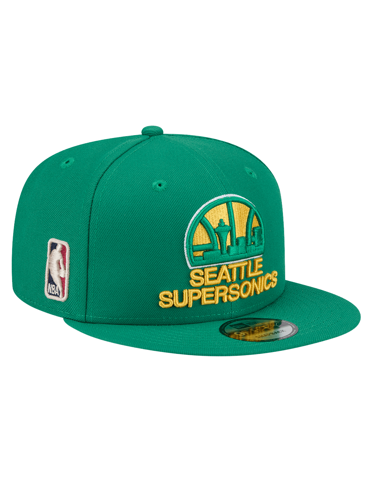 Seattle Supersonics New Era NBA HWC 9FIFTY Snapback Hat - Light Green