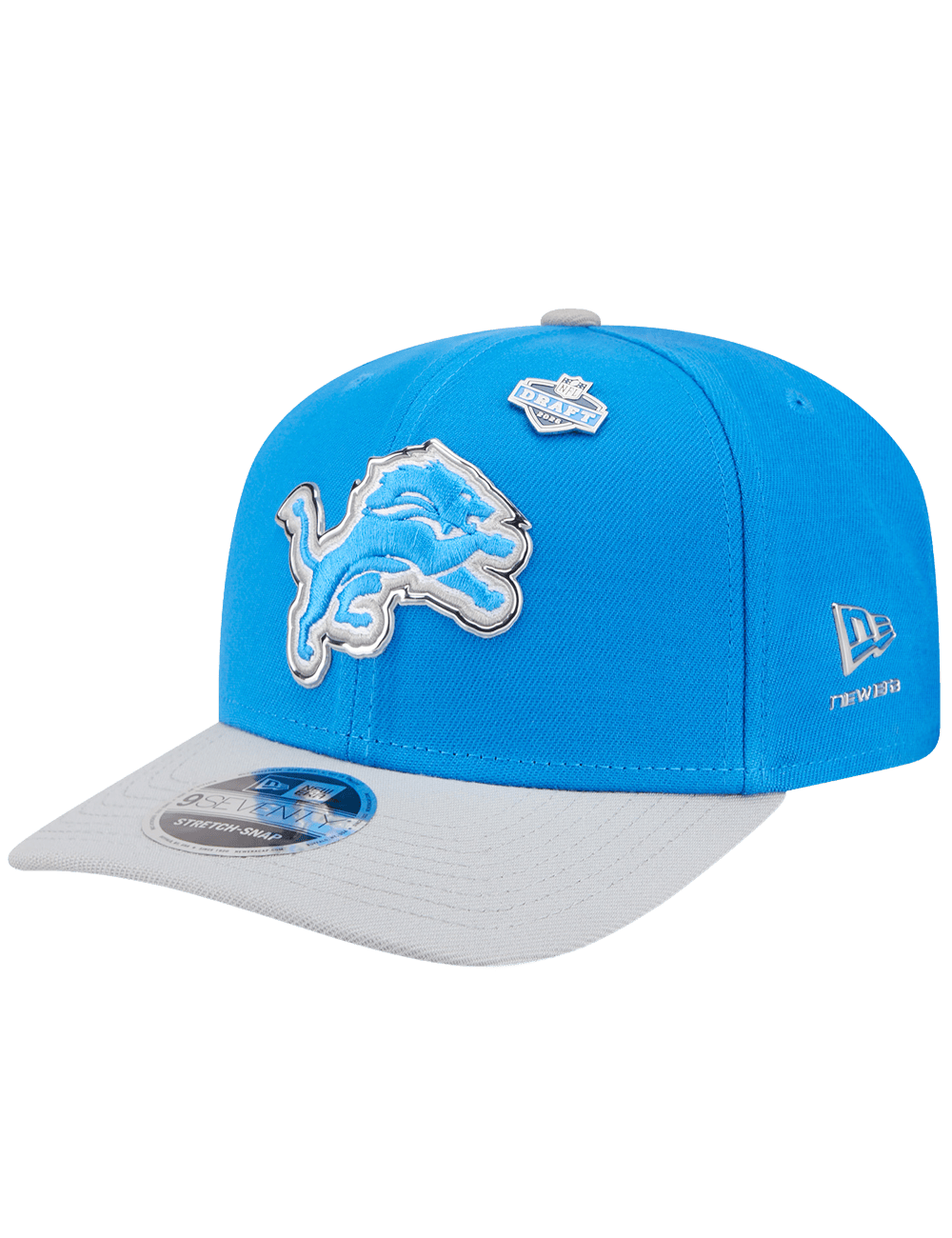 Detroit Lions New Era NFL Draft 26 9SEVENTY Stretch-Snapback Hat