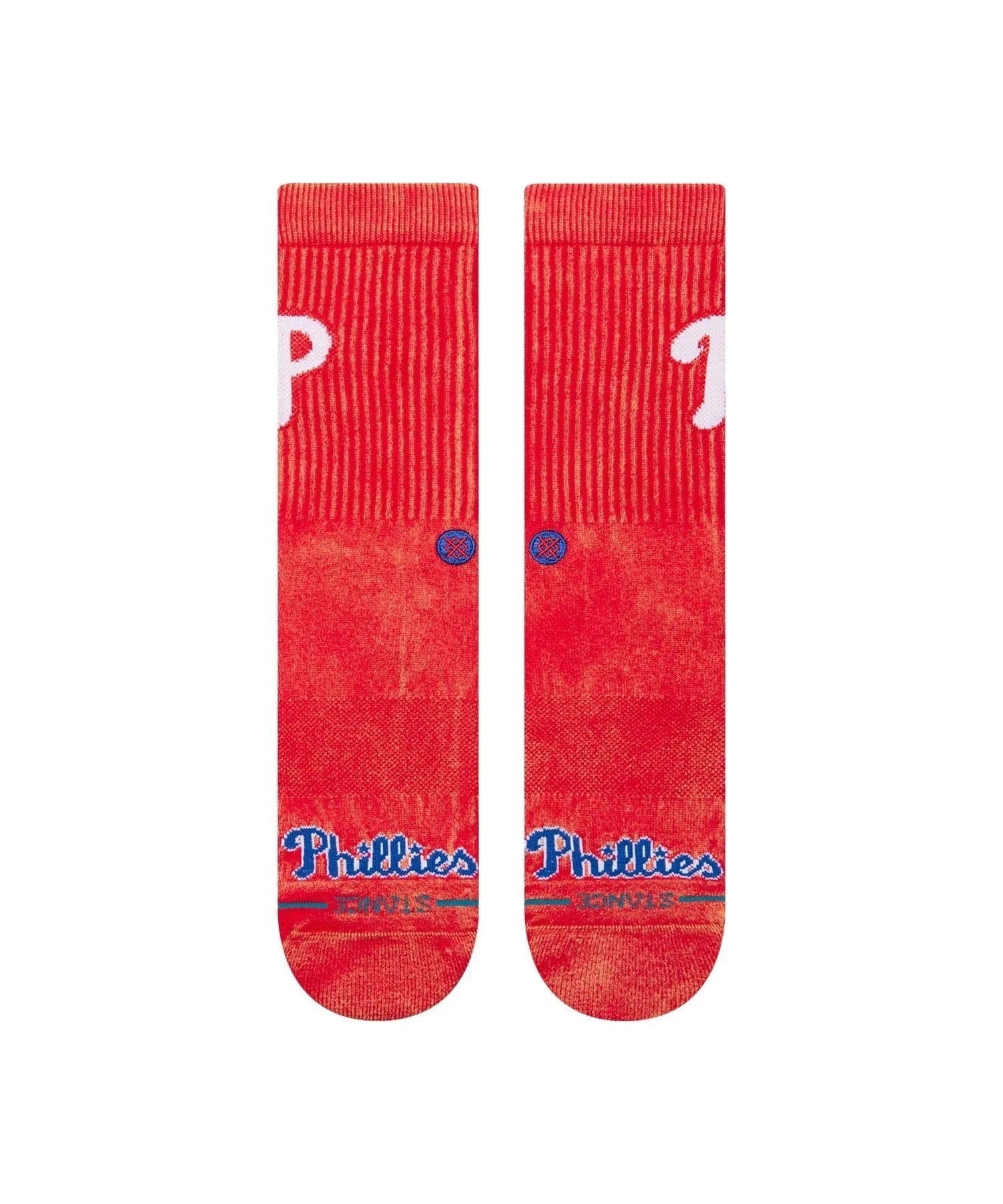 Philadelphia Phillies Stance MLB Fade Crew Socks - Faded Red