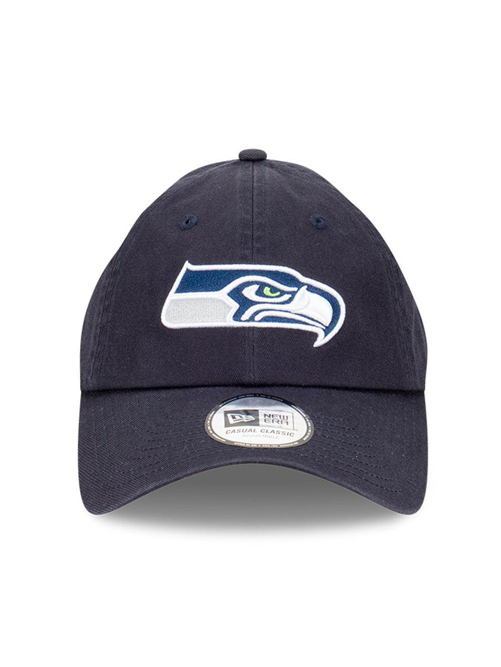 Seattle Seahawks New Era NFL Team Casual Classic Strapback Hat - Navy